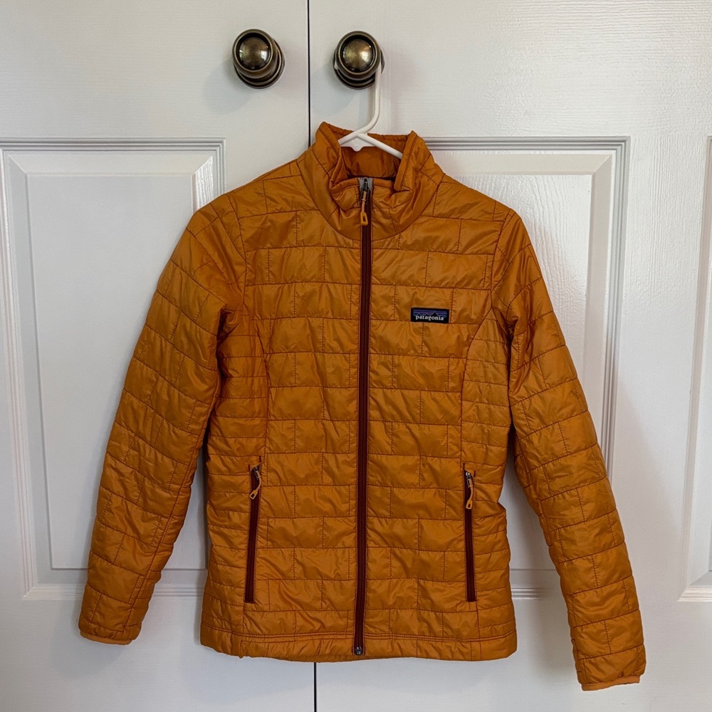Patagonia Gold / Orange Nano Puff Insulated Jacket Wmns Size XS